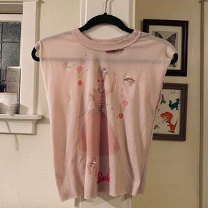 Vintage 90s Barbie Crop Top
